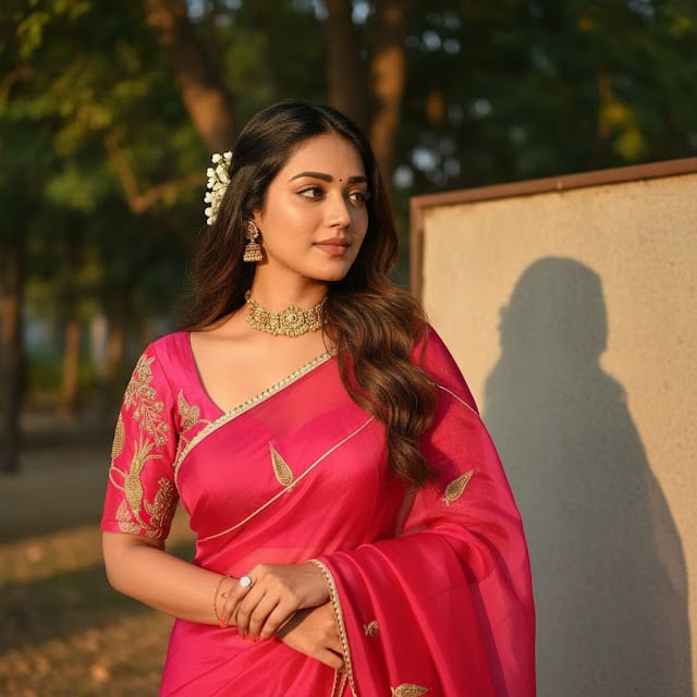 nivetha pethuraj saree