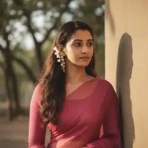 priya bhavani shankar in red saree